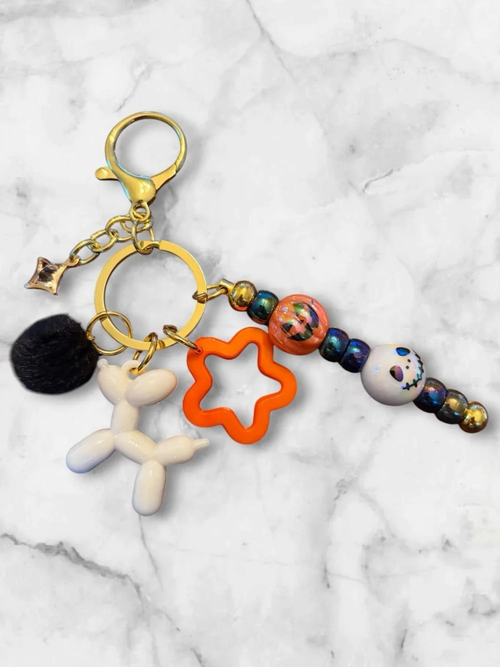 🎃 Halloween Balloon Dog Keychain 👻